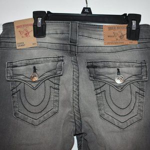 True Religion Woman Gray Skinny Jeans SZ 27 NWT